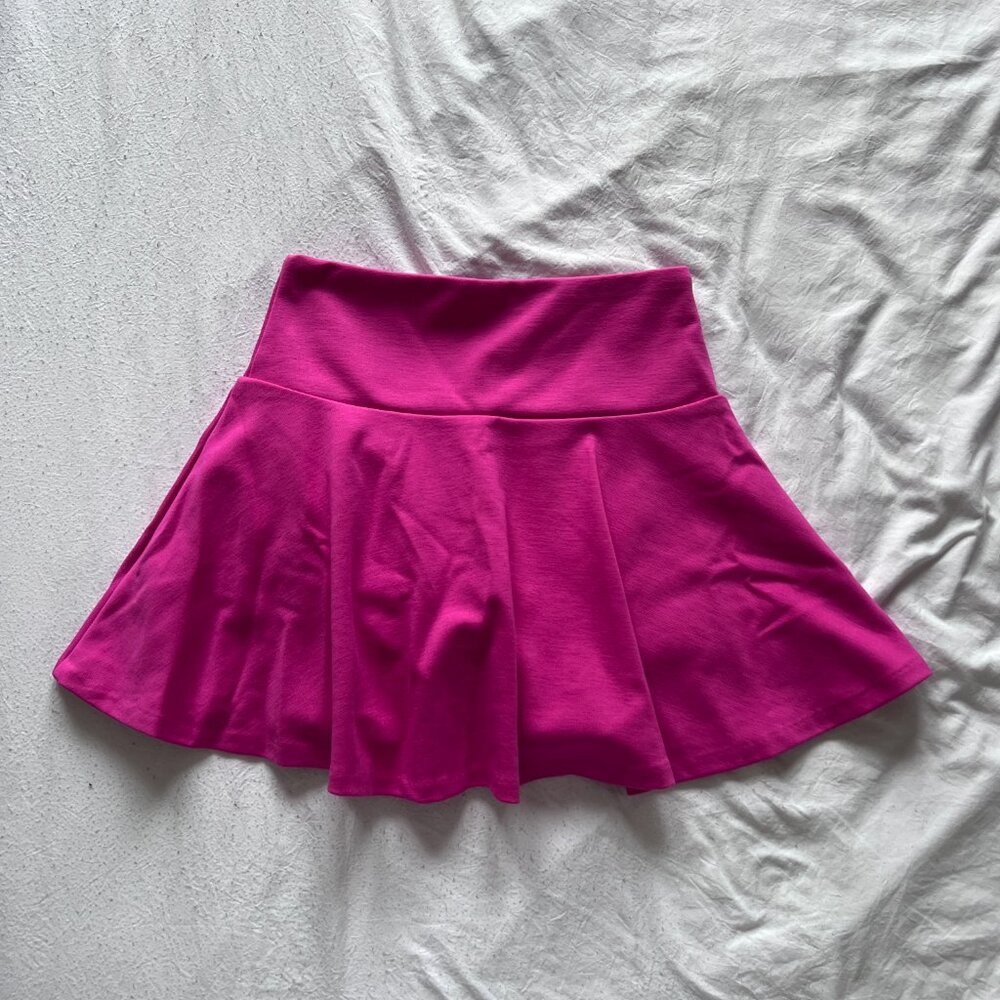 NWOT Polo Ralph Lauren Girls Cotton Flounced Ponte Skort - Picture 2 of 7